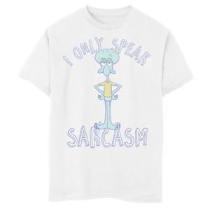 Футболка Nickelodeon SpongeBob SquarePants для мальчиков 8–20 лет с рисунком «Сквидвард и сарказм» Licensed Character