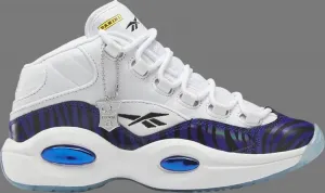 Кроссовки panini x question mid big kid 'tiger prizm' Reebok, белый