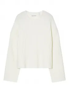 Свитер с круглым вырезом Closed, белый