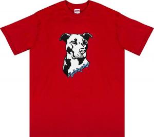 Футболка Supreme Pitbull Tee 'Red', красный