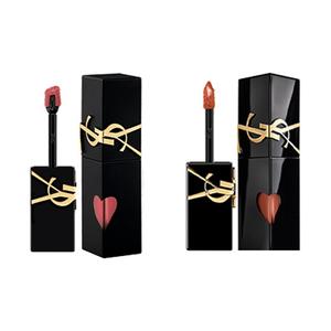 SAINT LAURENT Черная тюбик комбинация блеск для губ зеркальное покрытие увлажнение сияние 5,5мл*2