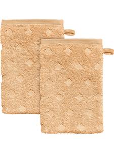 Erwin Müller Махровые рукавицы для мытья посуды, 2 шт , дизайн Баден-Баден, абрикосовый цвет