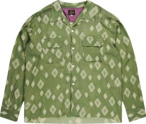 Рубашка Needles C.O.B. Classic Shirt 'Green', зеленый