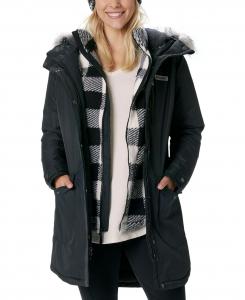 Женская длинная утепленная куртка suttle mountain™ Columbia, черный