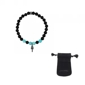 Chrome Hearts Браслет из стерлингового серебра 925 пробы унисекс черный