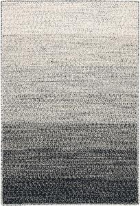 Ковер SAFAVIEH, 122 x 183 см, Natural Fiber Collection, Natural & Black, ручная работа бохо омбре из джута, идеален для помещений с высокой проходимостью: прихожая, гостиная, спальня (NFB263Z)