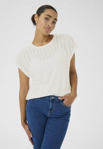 Базовая футболка KACARRIE Kaffe, кремовый