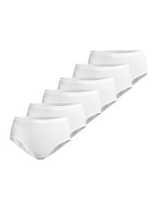 Conta Длинные трусики из тонкой ребристой ткани белого цвета