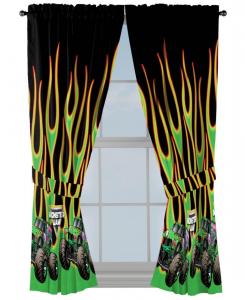 Комплект штор Monter Jam для детской спальни, 4 предмета (2 шт) Sunny Side Up, Black