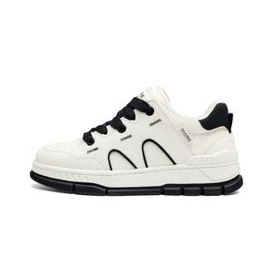 Износостойкие низкие мужские кроссовки FAIRWHALE, White Black