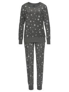 Пижама VIVANCE DREAMS, цвет anthrazit-weiß-allover-gemustert