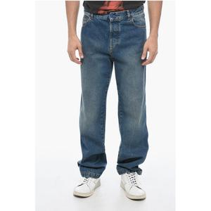 Синие джинсы из полиэстера Деним Marcelo Burlon, Blue