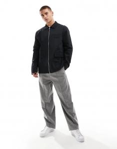 Стираная куртка черного цвета Hera