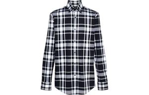 Рубашка Boss в клетку HUGO BOSS, черный