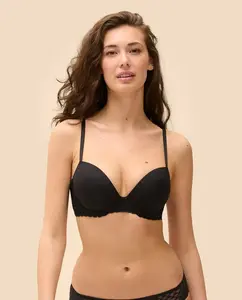 Бюстгальтер с косточками пуш-ап Simone Pérèle, черный