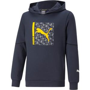 Толстовка с капюшоном для активного спорта tr b Puma, цвет parisian night