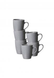 Набор кофейных кружек Ritzenhoff & Breker Kitwe, 370 мл, 6 штук, серый