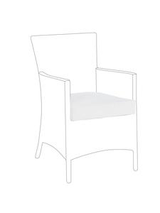 Beliani Наволочка ITALY белого цвета - (Ш) 47 x (В) 10 x (Д) 47 см