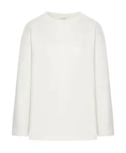 Белая толстовка, воплощение элегантности Max Mara, белый