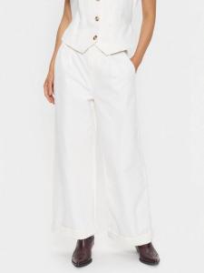 Широкие брюки в складку от жаклин Saint Tropez, белый