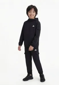 Детский спортивный костюм, куртка для тренировок унисекс Adidas Performance, Black/White