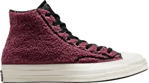 Кроссовки Converse Chuck 70 High Sherpa - Shadowberry, розовый