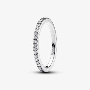 Кольцо Pandora Timeless Sparkling Band, серебро