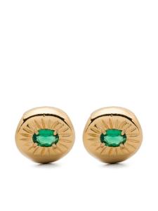 Серьги с изумрудами Wouters & Hendrix, зеленый