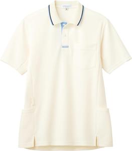 Футболка-поло с коротким рукавом PROFeeling (унисекс) - прохладная, с боковыми карманами, лавандовый, кремовый