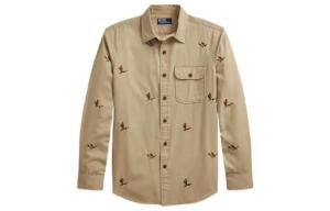 Polo Ralph Lauren Мужская рубашка цвета хаки