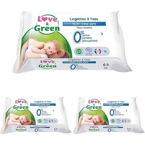 Полезные для здоровья экологичные салфетки для воды, 56 салфеток Love & Green