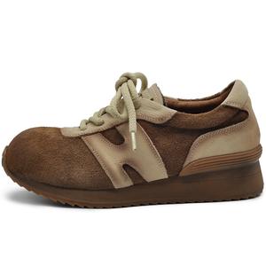 ARTMU Женские кэжуал кеды лоу топ 9665 светло-коричневые, цвет 9665 Light Brown