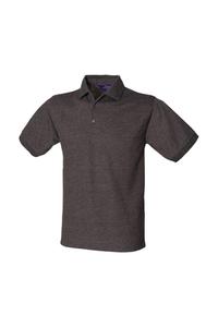 Рубашка поло из плотного поликоттона Henbury, серый