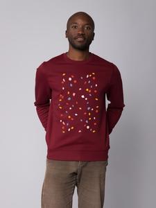 Толстовка wat? Apparel This is Art, цвет weinrot