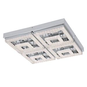 Светодиодный потолочный светильник Eglo Fradelo IV, хрустальное стекло / сталь - 1 лампа