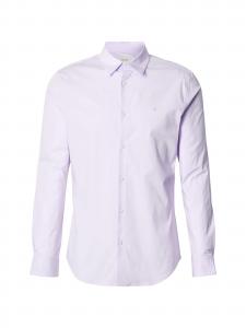 Calvin Klein Рубашка на пуговицах приталенного кроя в пастельно-фиолетовом цвете