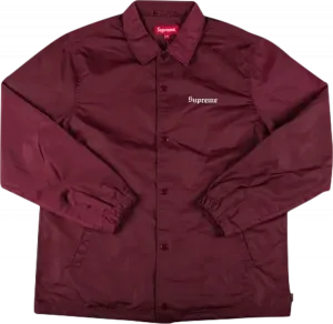 Куртка Supreme Nan Goldin - Misty & Jimmy Coaches Jacket 'Burgundy', красный