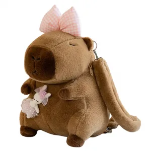 Симпатичный дизайн питомца рюкзак капибара плюшевая кукла высота 35см LALABABY