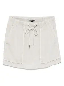 Юбка из льняной смеси James Perse, серый