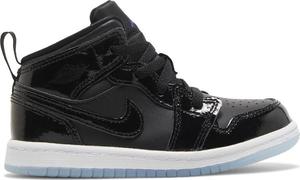 Кроссовки Air Jordan 1 Mid SE TD Space Jam, черный