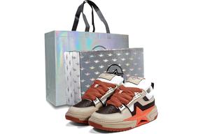 PENTAGONAL HEART Звёздная мечта Антискользящие износостойкие низкие кеды унисекс Априкот Браун Оранж, цвет Apricot Brown Orange