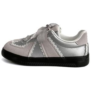 Низкие женские кроссовки, серебристые City camel, Silver