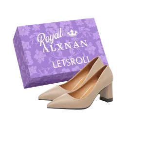 Alxnan Женские туфли на высоком каблуке Apricot Box, цвет Apricot Box