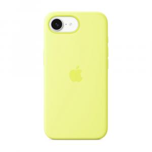 Чехол Apple Silicone Case для iPhone 16e, желтый