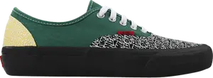 Кеды Vans f*cking Awesome x Authentic C Pro Black Green, зеленый