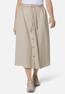 Юбка А-силуэта ZAUBERHAFTER GOLDNER, серо-коричневый