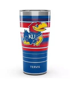 Стакан из нержавеющей стали Kansas Jayhawks Hype Stripe на 20 унций Tervis Tumbler, multi