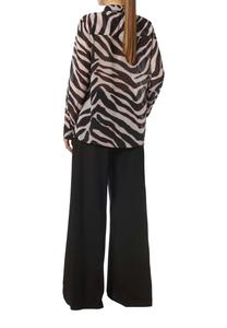 Блузка на пуговицах MIT KRAGEN UND MANSCHETTEN comma, светло-розовый