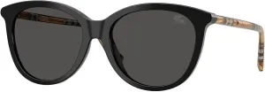 Черные солнцезащитные очки Wayfarer от Burberry, 416187 - Black - Dark Grey