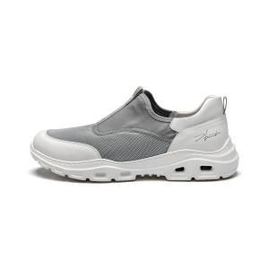 Амортизирующие, дышащие, легкие низкие кеды мужские J.BENATO, белый